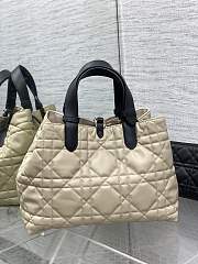 Dior Medium Toujours Bag Rope Beige Black 28.5 x 21.5 x 17 cm - 5