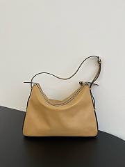 Fendi Simply Large Beige Leather Bag Beige 39.5x28x5.5cm - 2