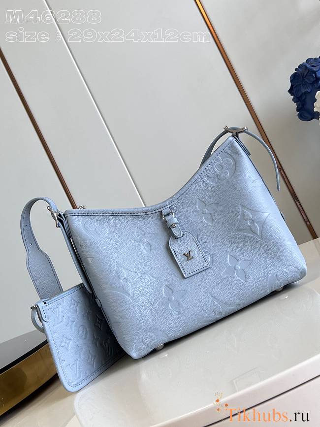 Louis Vuitton LV CarryAll PM Blue Washed 29.5 x 24 x 12 cm - 1