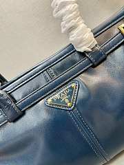 Prada Medium Leather Handbag Blue 32x15.5x12cm - 2