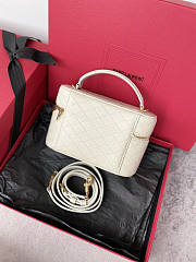 YSL Gaby Mini Vanity Bag White 18x11x6.5cm - 3