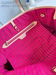 Louis Vuitton LV Neverfull With Strap Pink Monogram 31x28x14cm - 6