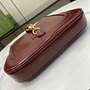 Gucci Jackie Notte Mini Bag Red Wine 19.5x18x3.5cm - 5