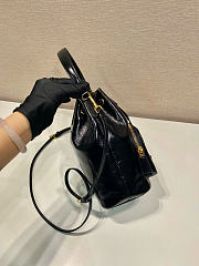 Prada Bucket Bag Black Leather 23x18x12cm - 2