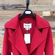 Max Mara Red Wrap Coat - 4