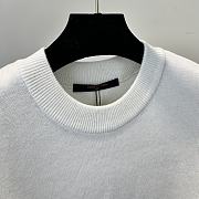 Louis Vuitton LV White Black Sweater - 3