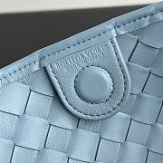 Bottega Veneta Large Sardine Top Handle Bag Blue 39x31x12cm - 2