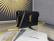 YSL Woc Wallet Chain Bag Black Gold 19cm - 4