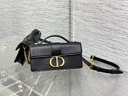 Dior Miss Montaigne Mini Bag Black Calfskin 20 x 10 x 4 cm - 1