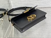 Dior Miss Montaigne Mini Bag Black Calfskin 20 x 10 x 4 cm - 6