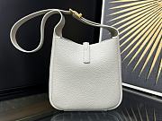 YSL Le 5 À 7 Soft Hobo White 15x16x7cm - 4