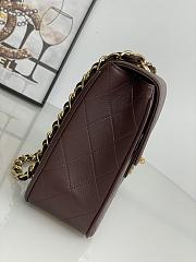 Chanel Jumbo Flap Bag Brown Lambskin Gold 30x21x8cm - 2