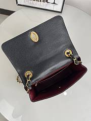 Chanel Flap Bag Black Caviar Gold 25x20x9cm - 6
