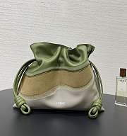 Loewe Flamenco Bag Clutch Avocado Green Ghost 30x24.5x10cm - 5