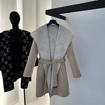 Louis Vuitton LV Hooded Wrap Coat 03