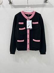 Chanel Black Pink Cardigan - 1