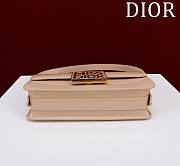 Dior Miss Flap Bag Rope Beige Patent Calfskin 22 x 11 x 6 cm - 5