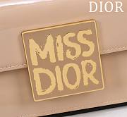 Dior Miss Flap Bag Rope Beige Patent Calfskin 22 x 11 x 6 cm - 3