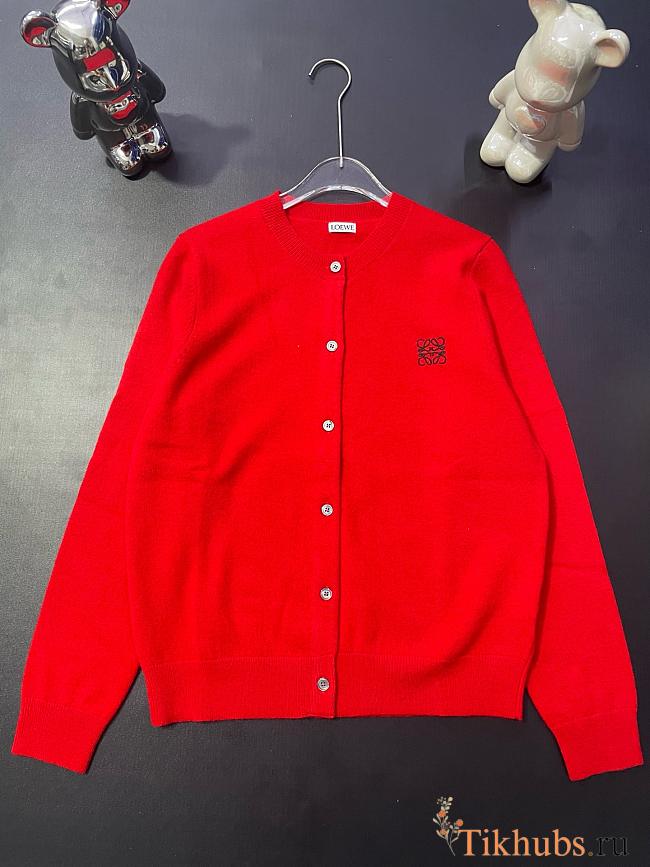 Loewe Red Cardigan  - 1