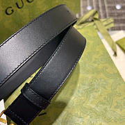 Gucci Black Belt 4cm - 3