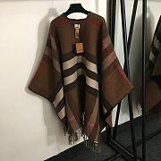 Burberry Forest Wool Cape 160x160cm - 6