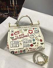 Dolce & Gabbana Sicily Mural Print Handbag 25cm - 5