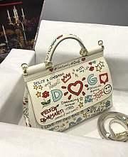 Dolce & Gabbana Sicily Mural Print Handbag 25cm - 4