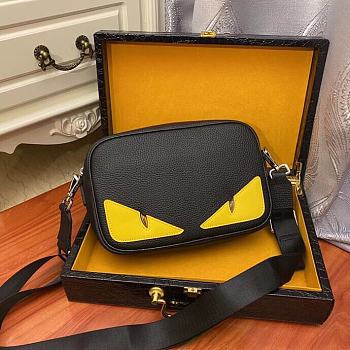 Fendi Shoulder Bag Black 24x16x7cm