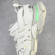Balenciaga Led Track Sneakers In White - 4