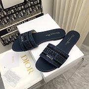 Dior Dway Navy Blue Slides - 2