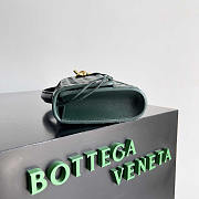 Bottega Veneta Long Clutch Andiamo With Handle Dark Green 31x13x3cm - 4