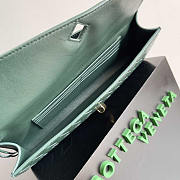 Bottega Veneta Long Clutch Andiamo With Handle Dark Green 31x13x3cm - 2