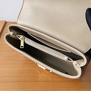 Celine Teen Nino Bag Calfskin Beige 20.5x13x8cm - 6