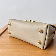 Celine Teen Nino Bag Calfskin Beige 20.5x13x8cm - 3