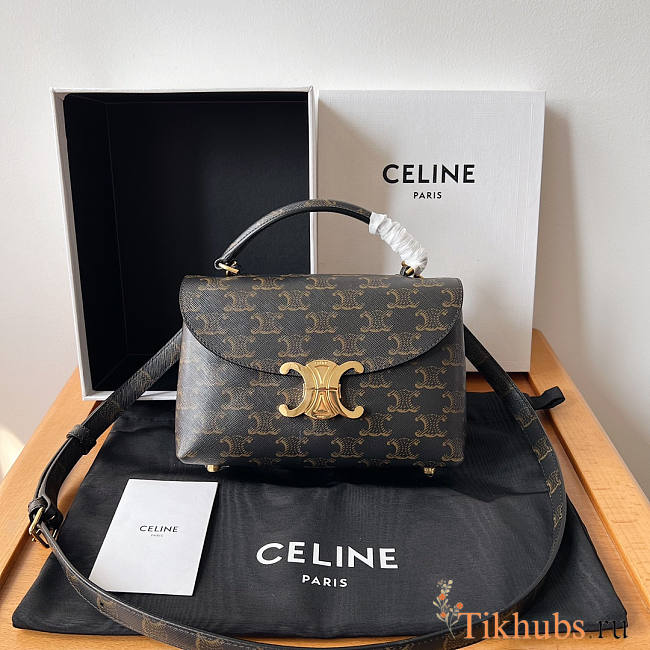 Celine Teen Nino Bag Calfskin 20.5x13x8cm - 1