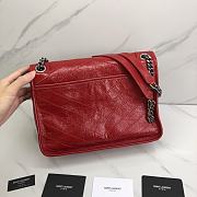 YSL Niki Shoulder Bag Red 28 x 20 x 8.5 cm - 5