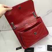 YSL Niki Shoulder Bag Red 28 x 20 x 8.5 cm - 4