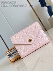 Louis Vuitton LV Victorine Wallet Pink 12 x 9.5 x 2.5 cm - 1