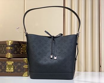 Louis Vuitton LV Flore Mahina Black Bag 28 x 27 x 10 cm