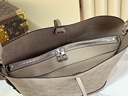 Louis Vuitton LV Flore Mahina Grey Bag 28 x 27 x 10 cm - 4