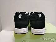 Off-White Black Suede & White Low Trainers - 4