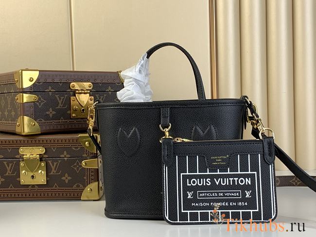 Louis Vuitton LV Neverfull Inside Out BB Black 24x14x9cm - 1