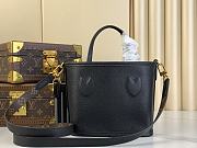 Louis Vuitton LV Neverfull Inside Out BB Black 24x14x9cm - 6