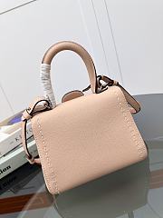 Delvaux Brillant Mini Whole-Grain Leather Light Pink 20x12x15cm - 4