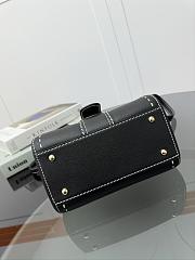 Delvaux Brillant Mini Whole-Grain Leather Black 20x12x15cm - 4