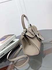 Delvaux Brillant Mini Whole-Grain Leather Grey 20x12x15cm - 6