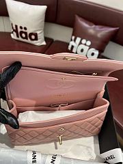 Chanel Flap Bag Iridescent Pink Gold 25cm - 6