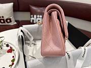 Chanel Flap Bag Iridescent Pink Gold 25cm - 5