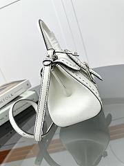 Delvaux Brillant Mini Whole-Grain Leather White 20x12x15cm - 4