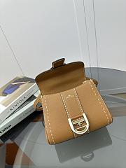 Delvaux Brillant Mini Whole-Grain Leather Brown 20x12x15cm - 5